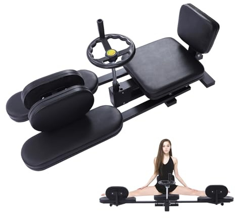 Beinspreizer Professioneller Bein-Spreizer für Yoga, Kampfsport und Spagat - Beinspreizer Spagattrainer mit PU-Polster für optimales Training und Dehnung der Adduktoren bis über 180° - Fitnessgerät
