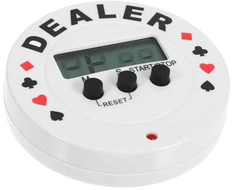 JOINPAYA Poker Game Timer Countdown Timer for Parties Design for Poker Reminders and Management Fair Gaming Environment for Board Games
