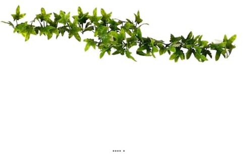 Artificielles.com - Barrette x12 séparateurs socle blanc L25cm feuilles lierre artificiel