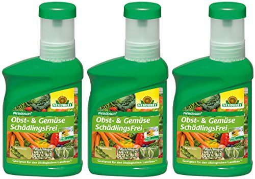 3 x 250 ml Neudorff Neudosan Obst- & GemüseSchädlingsFrei