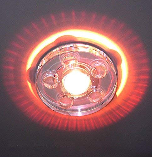 Lampenlux LED-Einbaustrahler Spot Rachelo rund Glas Tranparent 12V MR16 Effekt