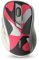 Rapoo Souris optique sans fil Multi-Mode silencieuse M500 (bluetooth, souris d'ordinateur, design, avec boutons et molette de défilement) Camouflage rouge