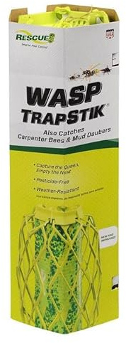 Rescue! Wasp TrapStik — Traps Wasps, Mud Daubers & Carpenter Bees - 6 Traps