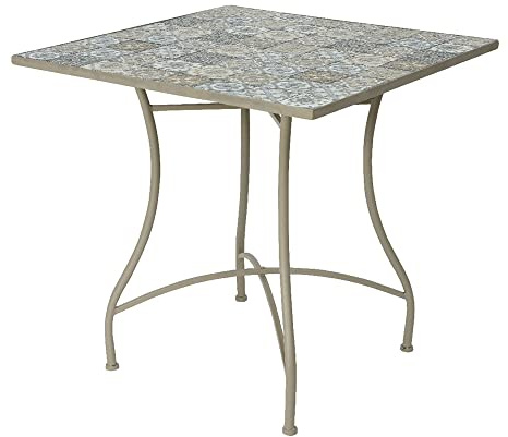 NO DISPONIBLE Mesa Mosaico 78x78x77CM Modelo Bistro para Exterior