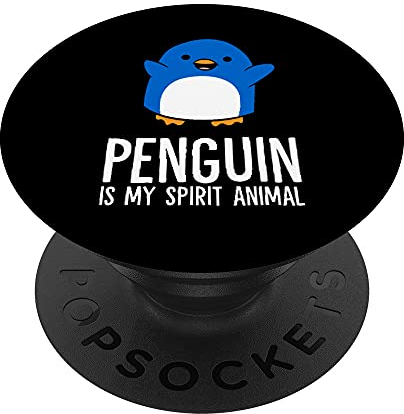 Penguin Is My Spirit Animal Love Pinguine PopSockets Klebender PopGrip