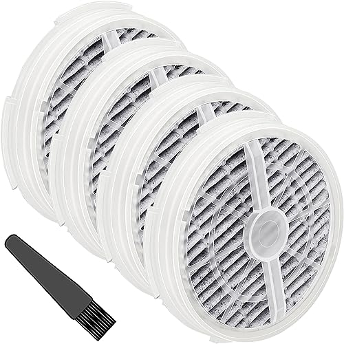 EATBALE GL-2103 Air Purifier Filter Replacement HEPA Filters for RIGOGLIOSO Portable Air Purifier GL2103, for JINPUS GL-2103, for LTLKY 900S, HEPA and Activated Carbon Filters (4Pcs)