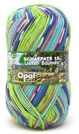 Opal 4-Fach 100g Schafpate 15 11365 - Morgentau