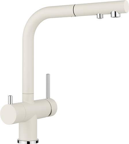 BLANCO FONTAS-S II Filter | Küchenarmatur | Mit herausziehbarem Schlauch | [16,6x26,4x30,6 cm] | Filter wird zusätzlich benötigt | wassersparend | Rückflussverhinderer | Hochdruck