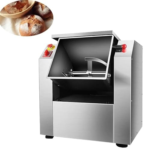LMYYDES Electric Dough Mixer Machine Cake Dough Kneader Machine Bread Mixer 30/50kg/h Professional Dough Kneading Machine, for Making Pasta Pizza,10kg
