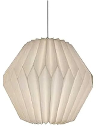 Origami Design Papier Lampenschirm, Nordische Kreativpapier Lampenschirm Deko Papier Laterne, Papier Deckenlampen Shade, Folding Papier Rund Lampenschirm (F)