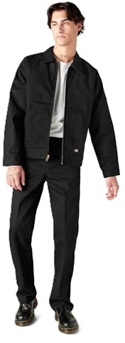 Dickies Unlined Eisenhower Jacket, BLACK, XL RG