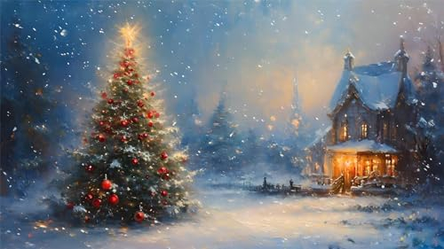 Diamond Painting Groß XXL 140x80cm, Weihnachten Diamant Painting Bilder Erwachsene, Diamant Painting Bilder Baum, Malen nach Zahlen Diamant Anfänger, Diamant Painting Set für Home Wand Dekor Geschenke