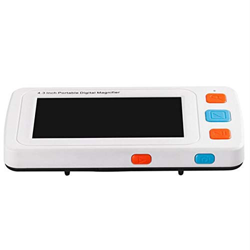 ALDDPWE Ausilio visivo elettronico Portatile da 4,3 Pollici per ipovedenti, Lettura da 4 a 32 Volte Keep it in Mind