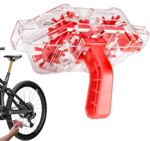 Cycling Chain Scrubber - Cycle Chain Cleaner, Chain Wash Scrubber | Professional Chain Maintenance Kit, Clear Cycling Maintenance Device