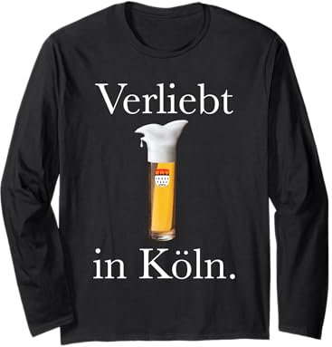 Verliebt in Köln Kölle Alaaf Konfetti Karneval Faschingumzug Langarmshirt