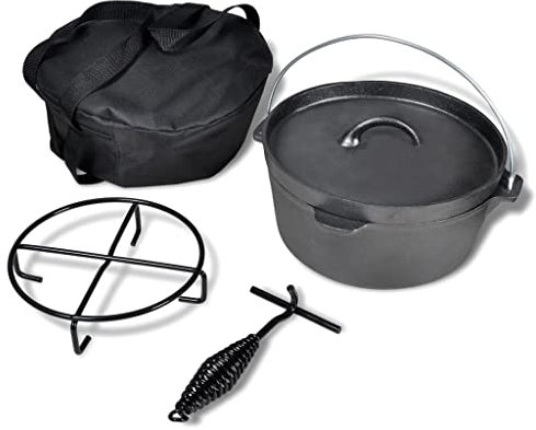 Cucina e sala da pranzo, pentole e bakeware, pentole, forni olandesi, forno olandese, 4,2 l, accessori inclusi
