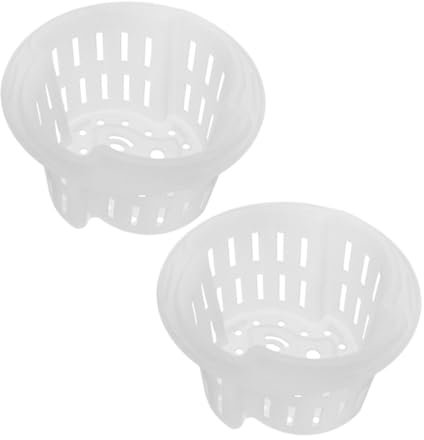 CIYODO 2piezas Equipos para Hidropónico De Hortalizas Cesta Hidropónica De Plástico Macetas De Ranuradas para Jardín para Interior y Exterior Control De Raíces