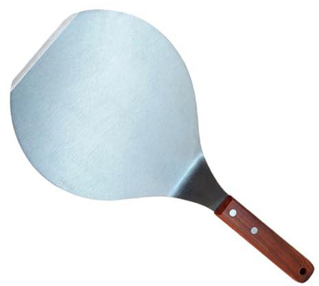 SOLUSTRE Paletta per Pizza Acciaio Inossidabile con Spatola per Torte e Pizze Utensile da e Facile da per Uso