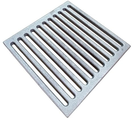 RIF 0037 Gussrost für Kamine, Holzöfen und Feuerstellen 25 x 25 x 1 cm