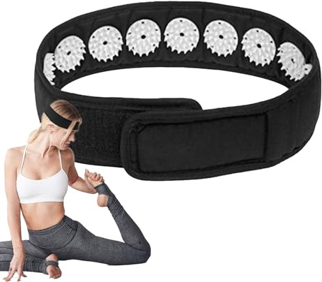 XUQEAYWD Massaggiatore Per Testa - Strumento Di Sollevamento Per Pelle Del Viso E Testa - Fascia Regolabile Portatile Confortevole Per Rilassamento Viaggio Casa Ufficio Uomini Donne