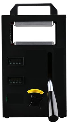 JOJIDE Termopressa, Pressa idraulica for colofonia, Resina for Estrazione ad Alta Temperatura con pressa a Caldo for Riscaldamento del Pannello Superiore e Inferiore da 4 tonnellate