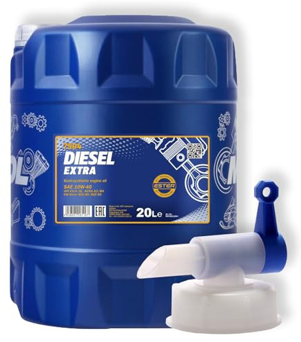 MANNOL Diesel Extra 10W-40 API CH-4/SL Motorenöl, 20 Liter