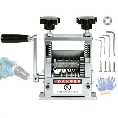 Caossuixin Wire Stripper for 3-17mm Cable, Cable Stripper Machine(Silver) | Manual Wire Strippers Electrical with 6 Channel & 5 Blades, Electric Wire Stripping Tool for Efficient Scrap Copper Recycling