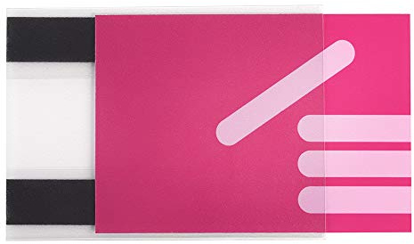 Zeigis - 10 Stück DIN A7 Sichttasche Querformat, magnetisch bruchfest | 10er Paket, leicht lesbar, Antireflex, einfacher Blattwechsel, Bruchfestes PVC, Indoor, langlebig, dezent, transparent
