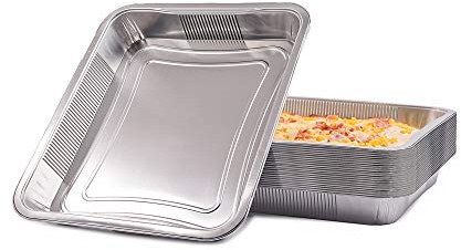 CONTITAL AS224750 Contenitori Alluminio | Vaschette 12 Porzioni, Monouso, Microonde, Asporto - 25 Pezzi