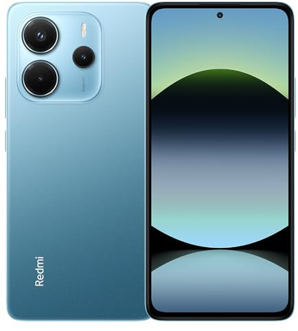 Xiaomi Redmi Note 14 4G 8GB + 256GB Blue 120Hz Display,108MP AI Camera,Batteria 5500mAh MediaTek Helio G99-Ultra,This Product Has no NFC Function, ma Comes with a 33W Charger, Blue