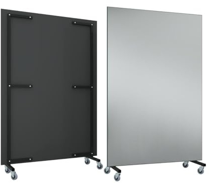MySpiegel.de Rollbarer Therapiespiegel (Weiss, 100 x 190 cm)