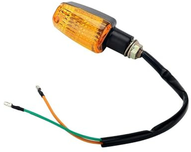 Nisza luces señalización 2 Uds Universal Indicador De Señal De Giro Para Motocicleta Luz Indicadores De Giro Luz Intermitente Ámbar Accesorios De Motocicleta