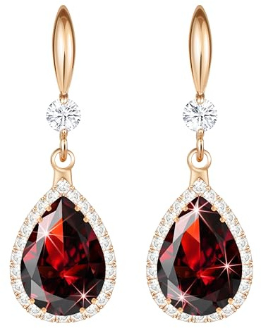 Linawe Tropfen Ohrringe Damen Hängend - Gold Silber Rosegold Schmuck, Diamant Kristall Hochzeit Modeschmuck