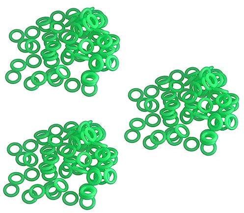BCOATH 150 STK Erdnagel leuchtender Ring Zeltnagelringe Zelte Zubehör Strg-Ring Campinghammer d-Ring zeltheringe zeltnägel Zelthering fluoreszierender Ring Campingzeltringe Plastik Green