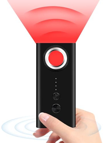 Yadayuki Rilevatore Microspie, Rilevatore Telecamere Nascoste Anti-Spia, Disturbatore di Segnale, Rilevatore di Cimici RF Senza Fil gsm Dispositivo (dunkel 1)