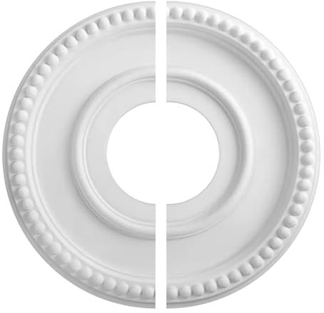 Copertura per fori da soffitto, pannello rotondo in poliuretano 9,9 cm, diametro interno 31,5 cm, esterno per cantine, scuole, installazioni teatrali, aperture da parete