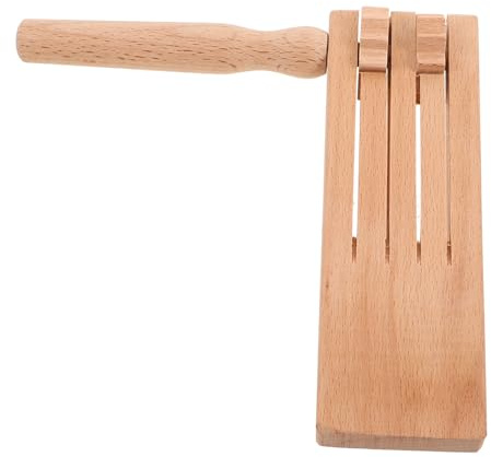 BESPORTBLE Castañuelas De Madera Matraca De Trinquete Matraca para Eventos Deportivos Instrumento Musical para Preescolares para Fiestas y Celebraciones