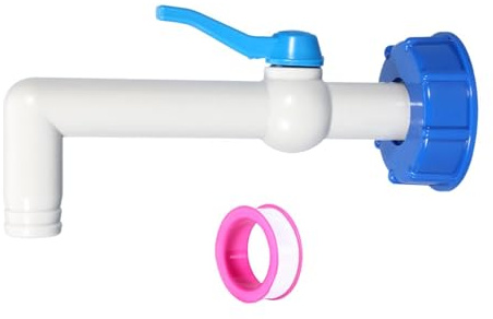 TAIZhiChen Adaptateur pour Conteneur IBC pour Tuyau D'arrosage, Raccord de Vanne de Réservoir d'eau, étanche, pour L'industrie et Le Ménage, Adaptate, Style D