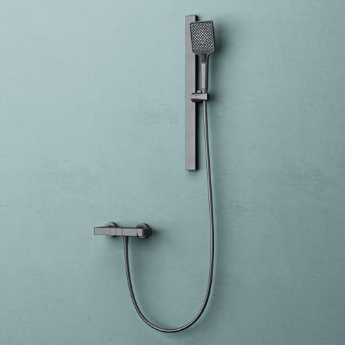 doporro Système de Douche avec Douchettes à Main Pommeau de Douche Mitigeur