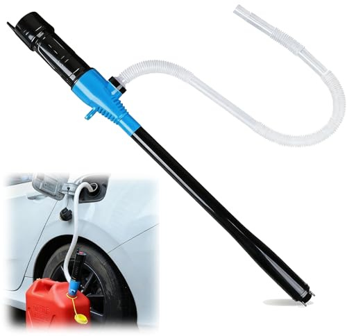 Eidoct Electric Liquid Pump, Pumps Up to 2.5 Gallons Per Minute, Hand Held Electric Liquid Siphon Pump, for Gasoline, Water, Oil - (Batteries Not Included)