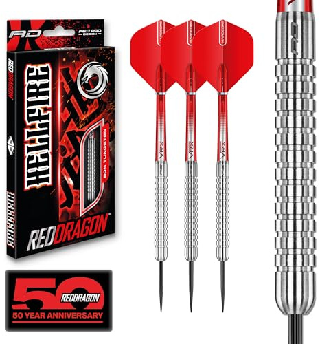 Hell Fire A: 24g Tungsten Darts Set with Flights and Stems