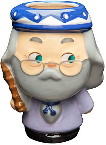 Harry Potter Dumbledore Kaffeetasse, 473 ml – Figuraler Kawaii-Kelchbecher – Keramik, ohne Henkel – Cupful of Cute by Jerrod Maruyama