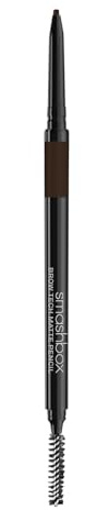 Smashbox Brow Tech Matte Eyebrow Pencil | Waterproof, Smudge Proof + Long Lasting Brow Pencil with Spoolie Brush, Dark Brown