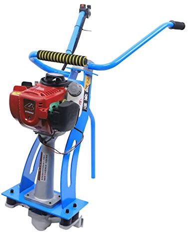 Machine à béton vibrante 4 temps 35.8CC Vibrateur à ciment Vibrateur à béton Machine à béton vibrante avec poignée réglable 900W