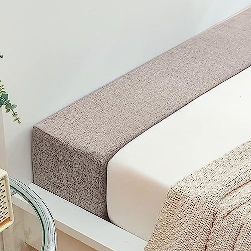 Matratzenverlängerung zum Füllen der Lücke zwischen Matratze und Kopfteil/Wand/Bett, Bettspaltfüller Erhältlich in 840 Größen, Hochdichter Schwamm Liebesbrücke mit abnehmbarem Bezug(Beige-40x5x3cm)