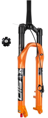 26 27.5 29 Zoll MTB Fahrrad Vorder Gabel Federgabel 1-1/2 Konisches Mountainbike Fahrradgabel Suspensionsgabel Federweg 120mm QR 9 * 100MM Mit Dämpfungs (Color : Orange Remote, Size : 26inch)