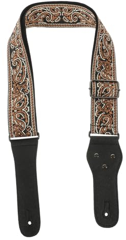 SHOWERORO Gitarrenzubehör Gitarrengurt Für E-gitarre Bass Nylon Leder Mit Gitarrenplektren Satz Akustikgitarrengurt