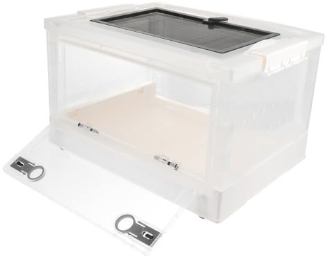 Levemolo Kleintierkäfig Aus Kunststoff Für Hamster Mäuse Mit Spielplatz Und Versteck Als Zuchtbox Oder Behälter Sichere Und Langlebige Hütte Zum Ausruhen Und Schlafen