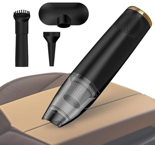 Aspiradora De Coche Recargable, Aspiradora Portátil Para Coche - Aspiradoras de mano inalámbricas recargables por USB | Aspiradora manual inalámbrica para coche, aspiradora húmeda/seca para vehículos,