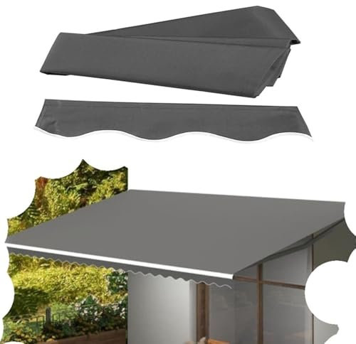 Tenda parasole in tessuto di ricambio impermeabile personalizzabile manuale retrattile con protezione UV 3,3 x 2 m copertura superiore per tende da sole
